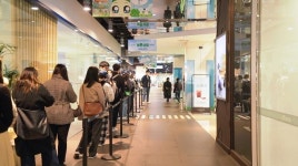 넷마블 쿵야 레스토랑즈 현대백화점 디큐브시티점 팝업스토어 오픈... 오픈런 행렬도 형성돼