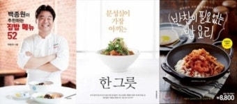 먹방 쿡방..요리 예능 뜨면서 요리책 인기도 급상승