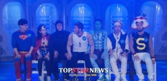 ‘일요일이 좋다-런닝맨’ 유재석-지석진-김종국-개리-하하-송지효-이광수, 히어로즈 7인방으로 뭉쳤다