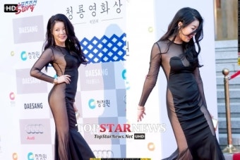[HD스토리]노수람, ‘청룡영화상 받으러온 노수람…드레스 입은듯 만듯 ’ (청룡영화제)