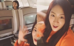 [스타SNS] 씨스타(SISTAR) 소유, 비행기 안에서 비글미 발산