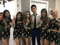 블라블라(Blah Blah), 비와 함께한 사진 공개…‘훈훈한 대기실’