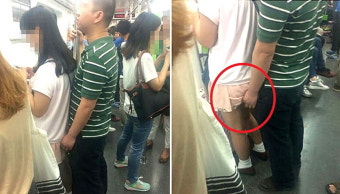 지하철서 성추행 당하던 여성, 구해준 남성에게 고맙다는 말 하지 못했다