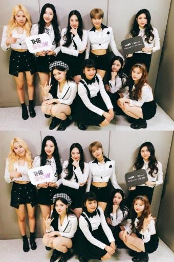 '더쇼' 모모랜드(MOMOLAND), 완전체 단체샷 공개 '오늘도 과즙미 뿜뿜'