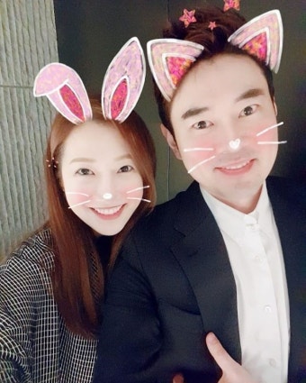 '아나운서 부부'…조충현김민정 부부, 보고만 있어도 '훈훈해'