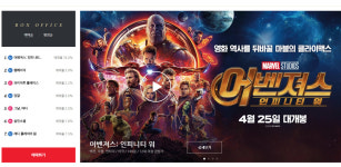 롯데시네마 청량리, 영화 어벤져스: 인피니티 워 팝콘 이벤트 진행