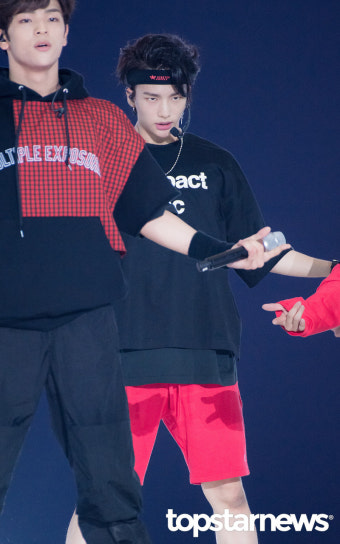 [HD포토] 스트레이 키즈(Stray Kids) 현진, '불태울 눈빛' (2018코리아뮤직페스티벌)