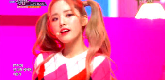 '뮤직뱅크' 프로미스나인, 완전체 컴백 '러브 밤(LOVE BOMB)'…러블리+파워풀 9인 9색