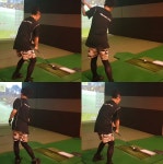 골퍼가 되겠어…제이블랙, 스크린 골프 삼매경