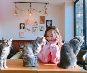 헤이지니 강혜진, 결혼 후 행복한 근황...고양이들 집사