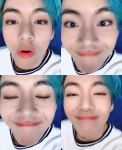 방탄소년단(BTS) 뷔, 오묘한 청록색 헤어와 렌즈로 배가된 요정美…청량甲