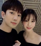 최예슬♥지오, 올블랙으로 맞춰입은 사랑스러운 오예커플