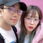 지오♥최예슬, 상큼뽀짝 커플 안경 쓰고 데이트…요즘 너무 좋다 우리