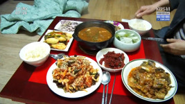 인간극장 선비와 우렁각시 4부, 오징어회무침-된장찌개-생선조림 정성 집밥 눈길