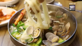 김영철의 동네 한 바퀴 35년 솜씨 강남 맛집 홍두깨수타손칼국수 위치는? 해물·사골칼국수, 멧돌콩국수 등 침샘 자극