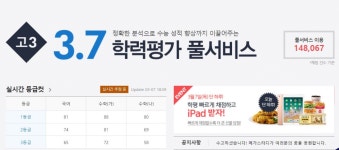 메가스터디, 3월 학력평가 모의고사 풀서비스 제공…실시간 수능 등급 컷 공개