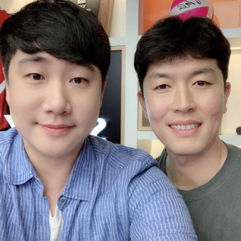 배성재 아나운서, 김병현과 함께한 투샷 눈길…''배뚠뚠과 법규형''