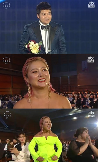 전현무 사과, '나 혼자 산다' 예능상 수상→소감 ''송구스럽다. 이 영광은 박나래에게''