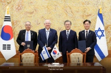 한-이스라엘 정상회담, 양국 공조로 중동 기술축복 강화·4차산업 협력