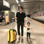 정인욱♥ 허민, 딸 아인양과 서울 나들이 후 대구 복귀…지친거 아닙니다