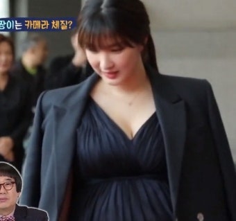 [픽] '살림하는 남자들 시즌2' 율희, 쌍둥이 임신 몸으로 최민환-짱이와 시상식 나들이