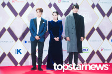 [UHD포토] 김신의-알리-민우혁, 불후의 명곡 대표로 참석 (2019KBS가요대축제)