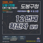 [속보] 도봉구청, 12번째 코로나19 확진자 발생…창1동 가왕 노래연습장→독서실 하버드킹→아이비스 PC방(쌍문3동)