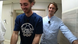 충남아산FC 아민 무야키치, 필립 헬퀴스트와 삼계탕 만들기 도전…K리그 데뷔골 성공 근황 눈길