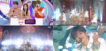 '인기가요' 오마이걸VS트와이스VS 깡 리믹스, 6월 셋째 주 1위 후보…네이처-다이아 유닛 유니스 컴백무대 (1)
