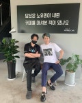 다이어트 성공 노유민, 카페 찾은 천명훈과 투샷…NRG 우정 ing