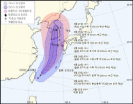 2020년 제 8호 태풍 바비(BAVI), 새 예상 이동경로 공개…한반도 관통에 7개국 기상청 예상 일치