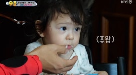 슈돌 진우, 단골집 칼국수 폭풍 면치기 광희 귀여워 (3)