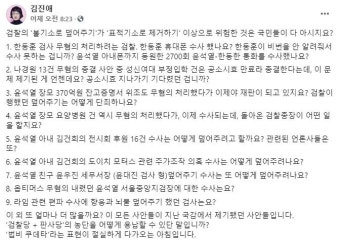 열린민주당 김진애, 윤석열 집행정지 인용에 