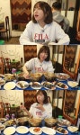 정신없이 먹게 돼 유튜버 쯔양, 해물라면 3개-꼬마김밥 15줄 먹방
