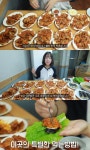 김밥 상추에 싸먹어…쯔양, 6시 내고향 촬영 전 전주 연탄불고기 10접시 먹방
