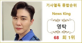 [기사열독 TOP100] 영탁 68회째 1위, 이찬원·장윤정·방탄소년단 지민·임영웅 TOP5