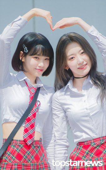[HD포토] 르세라핌(LE SSERAFIM) 김채원-미야와키 사쿠라, '귀엽고 청순하게' (아는형님 출근길)