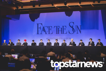 [UHD포토] 세븐틴(SVT), '냈다 하면 밀리언 셀러'…'슈퍼 아이돌의 컴백' (HOT 기자간담회)