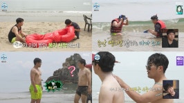 나혼자산다 기안84X김해준, 상의 탈의하고 전완근 섹시 돌쇠 톰크루즈로 변신…선크림 발라주며 브로맨스 (2)