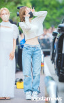 [HD포토] 소녀시대 태연, 소원 심쿵하게 만들어버린 퇴근 패션 (뮤직뱅크 출근길)