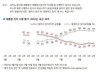 [국정운영 지지율] 윤석열 긍정 27% 부정 64%…집무실 용산 이전 좋지 않게 본다 56%(한국갤럽)