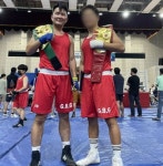 정경미♥ 윤형빈, 복싱 챔피언 등극…3전 전승 승률 100%