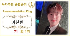 [독자추천 순위] 이찬원 71회째 1위, 방탄소년단 진·손흥민·방탄소년단 지민·김혜수 TOP5…박수홍·김민재·남궁민·영탁·NCT 뒤이어