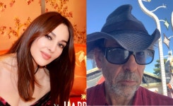 "영화제에서"…팀 버튼 감독, 모니카 벨루치와 열애?