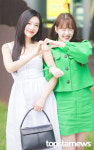 레드벨벳 조이-예린, 보기만 해도 흐뭇해지는 절친즈 하트 (동물농장 출근길) [HD포토]