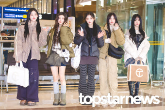 뉴진스(NewJeans), '뮤직뱅크 글로벌 페스티벌 참석해요~' (김포공항 출국) [HD포토]
