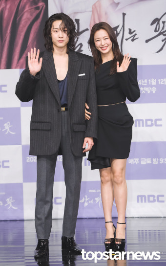이종원-이하늬, '설레는 커플 비주얼' (밤에 피는 꽃 제작발표회) [HD포토]