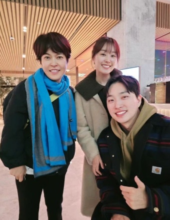 조혜련, 박위송지은 만남…