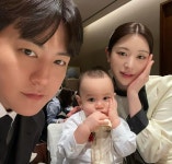 얼짱 출신 유혜주, 아들 유준이 돌잔치한 근황…세 가족 미모 판박이