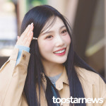 레드벨벳 조이, 뽀짝 귀여운 헤어핀 했어요 (동물농장 출근길) [HD포토]